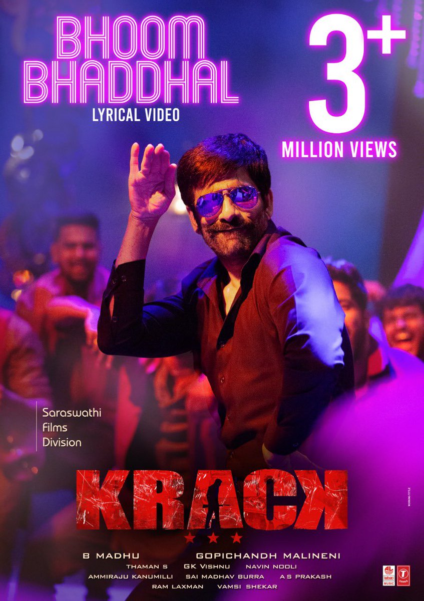 Bunny_rtf's tweet photo. @MusicThaman @megopichand #BHOOMBHADDHAL π§¨π§¨π§¨
#3millionforbhoombhaddhal π₯π₯π₯
Get ur earphones NOW π
Cracker of a song & sounds from #Krackfirstsingle
Get #krackified β€οΈπ§¨ππͺπΌπ₯π₯π₯
https://t.co/skifTDcpYi https://t.co/IG0C10lj5h