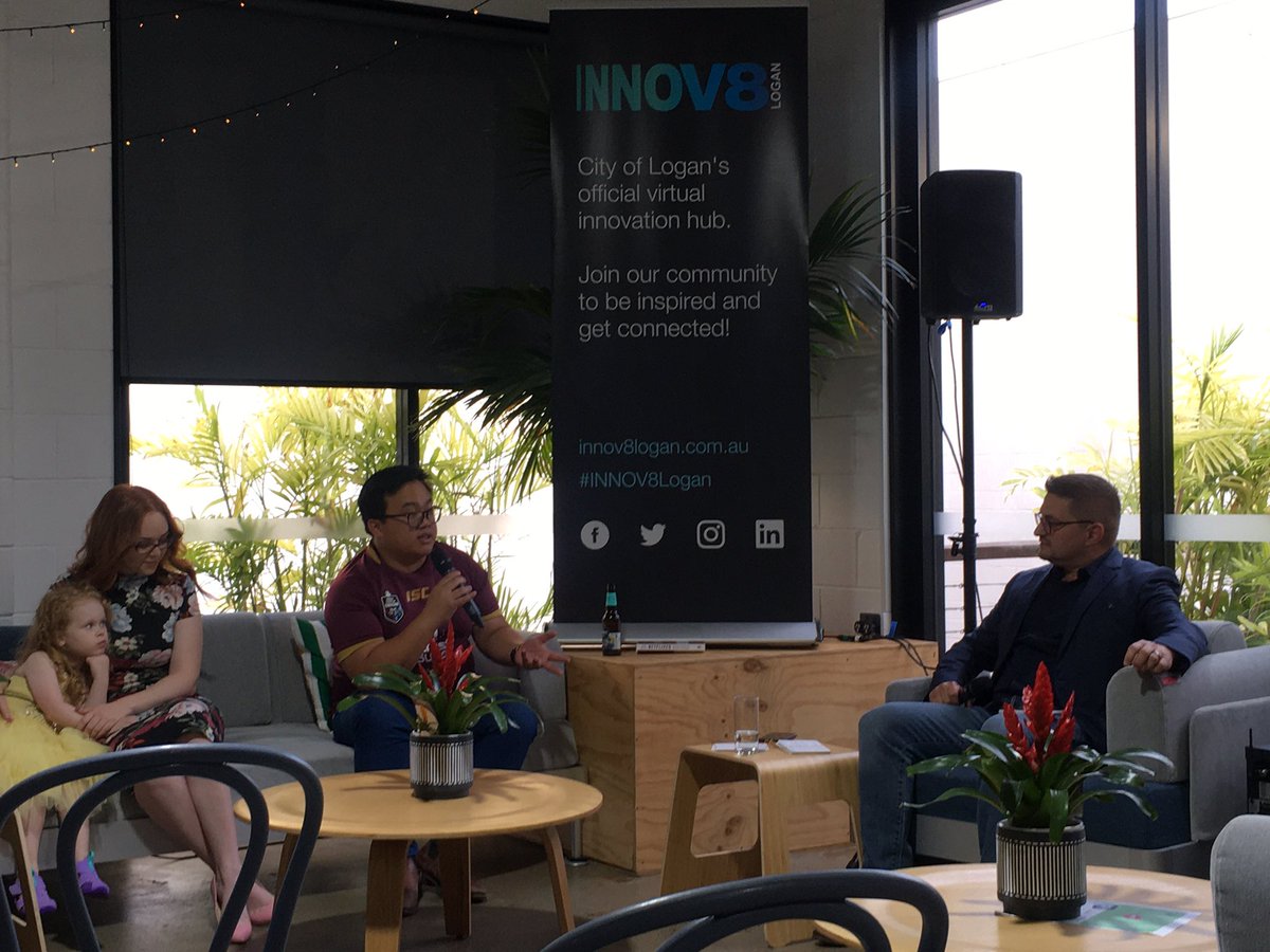 Innov8Logan's tweet photo. It’s live! Our Founders Talk hearing from the rock stars ⭐️ of Logan about their journey and why Logan. https://t.co/Xo3R00rtkV