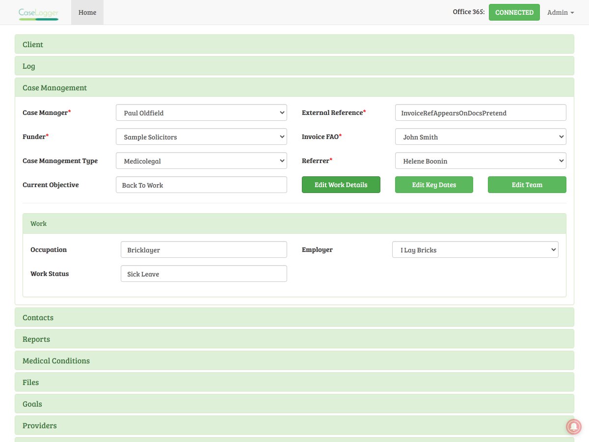 Back to work target? Record it in CaseLogger and set Goals to get there!  #SimplifyCM #caselogger #casemanagement