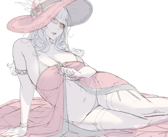 #皆さん線画と塗った後を見せてください 
カーミラ 