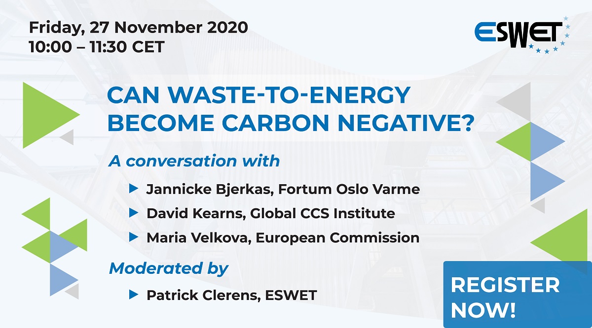 🗓️ On 27 November, join us for an online discussion on #CCS and #WasteToEnergy. 

👩‍💻 Register now to follow the event or to watch it later 👨‍💻!

📝 Free registration 👉 bit.ly/2HgLUtU