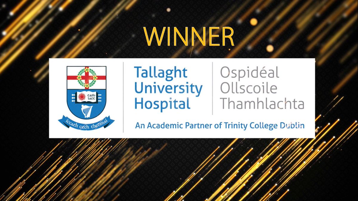 HRAwardsIRL's tweet photo. Well done to Tallaght University Hospital on winning the Excellence in Education &amp; Training award! #HRAwardsIRL https://t.co/QNCV5NZH78