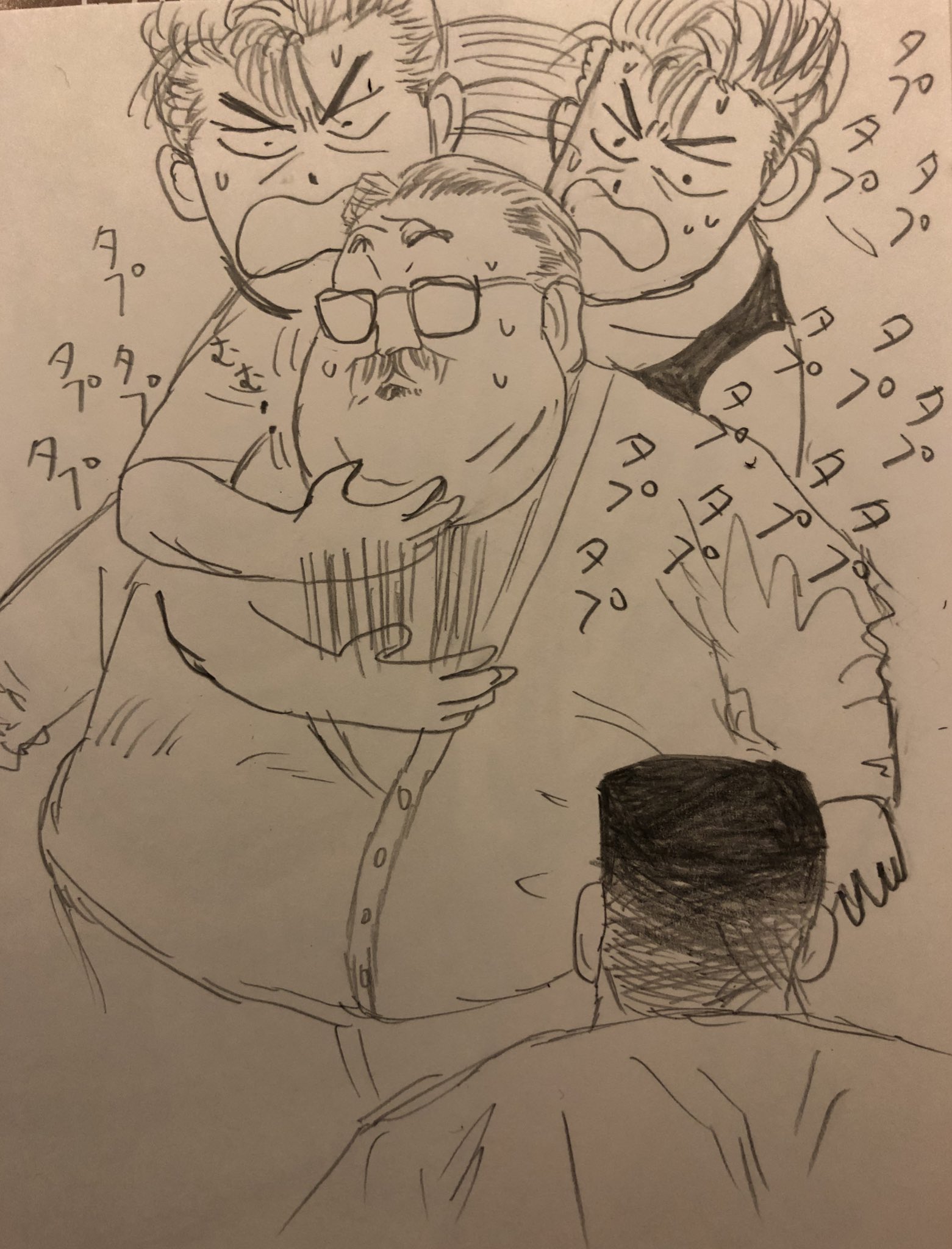 ケツやん もう10月ってマっ 最後まで希望を捨てちゃいかん あきらめたらそこで試合終了だよ まさに人生の名言です 湘北のバスケ部監督安西先生描きました 花道のタプタプの名シーンも忘れちゃいけませんね スラムダンクイラスト