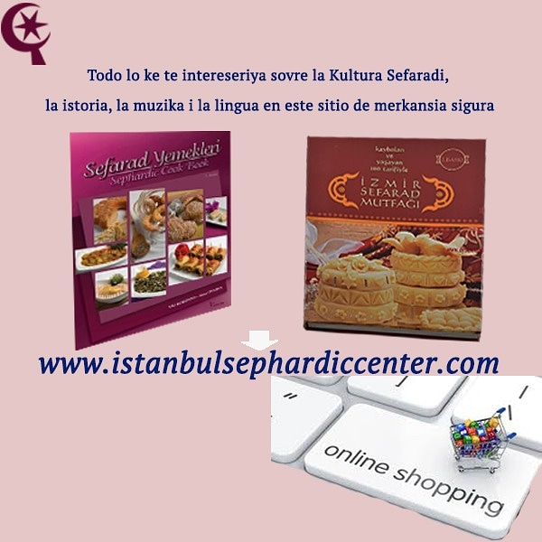 sefaraditurkey's tweet photo. Judeo-Espanyol dilinde aradığınız her şey için sizi güvenli satış sitemize bekliyoruz.
Todo lo ke te intereseriya sovre la Kultura Sefaradi, la istoria, la muzika i la lingua en este sitio de merkansia sigura.
👉https://t.co/kPebVCkrYQ https://t.co/EQe5HytBXx