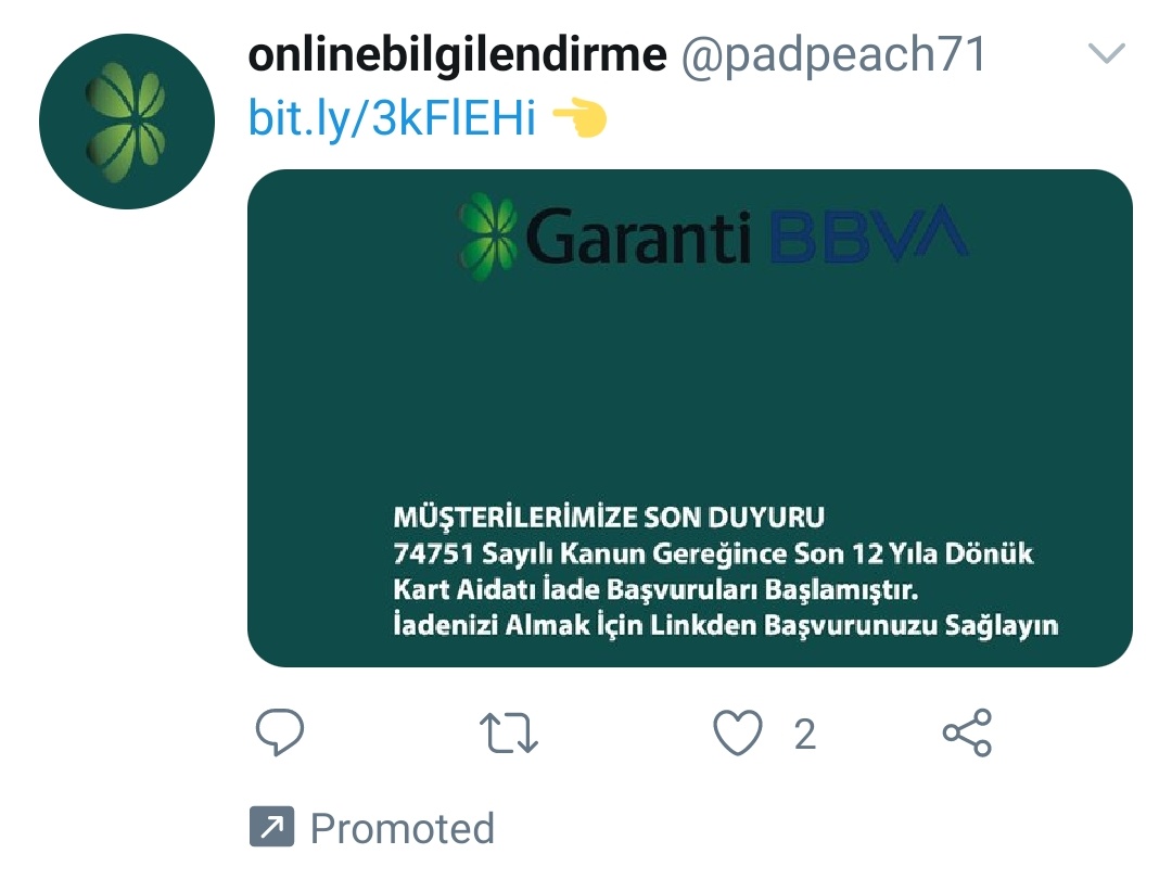 Mehmet on Twitter: "Sitede phishing reklam alıyorsunuz alooooooooo @jack… "