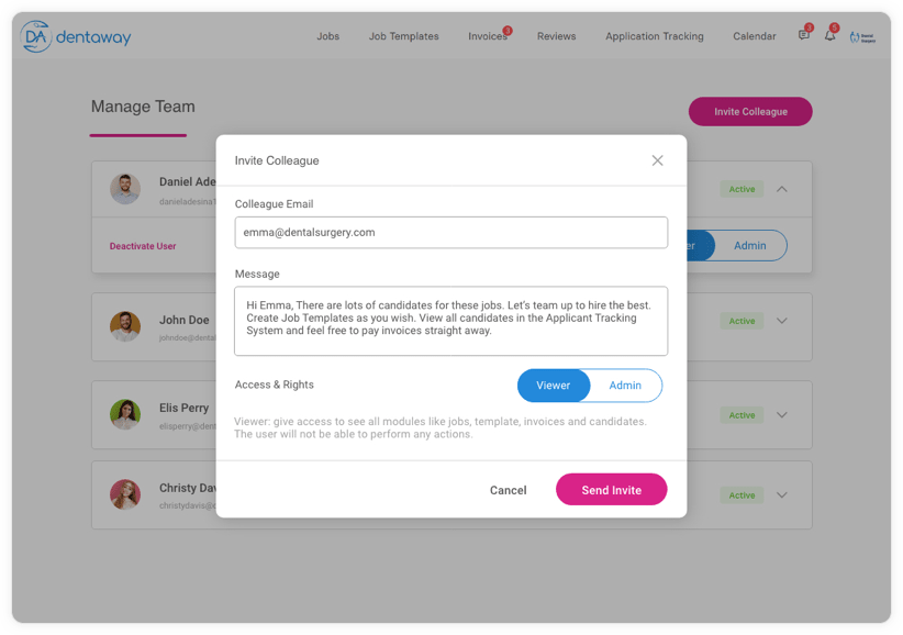 dentawayApp's tweet photo. Do you have an open position that you need to fill on your dental team?  Post your job on our platform and manage candidates as a team. Invite as many team members as you like and hire smart. 
https://t.co/QNriP4YQyb

#dentaljobs #dentist #dentistry #dentalcareers #dentalcare https://t.co/WRGUEQenAG