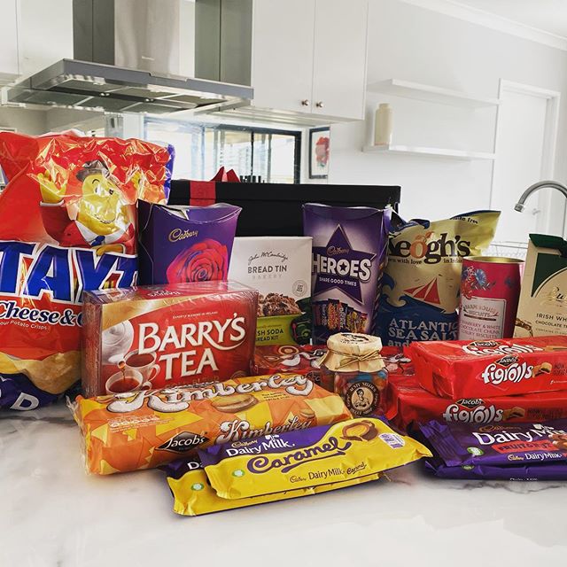 Nora was sent this yummy Irish hamper from her sisters while she's away from home! 🎁

All the Irish essentials...plus more! #Madelocal #Shopirish