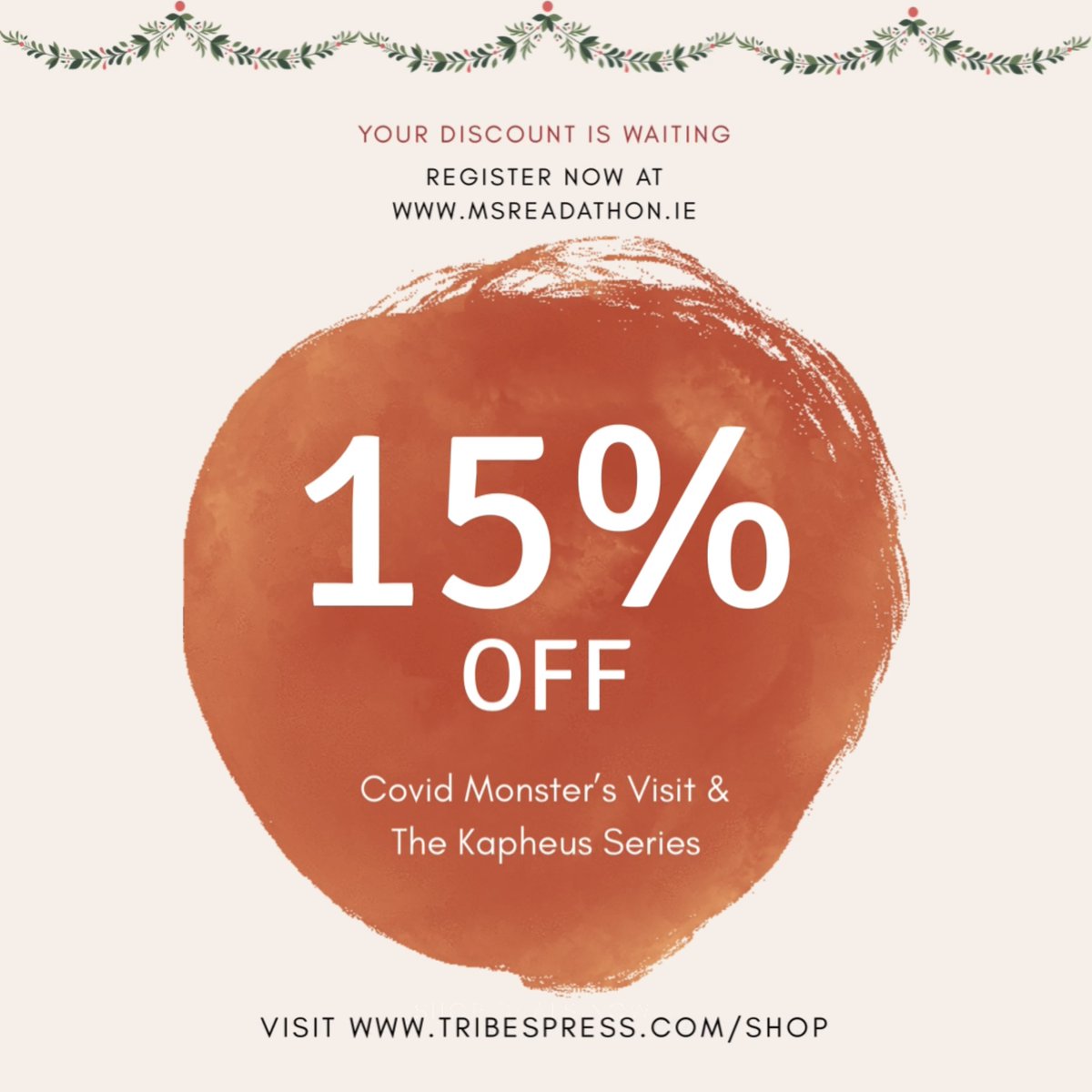 PressTribes's tweet photo. We’ve partnered with MS Readathon to offer you all 15% off of Covid Monster’s Visit AND The Kapheus Series!😱 
All you need to do is register at https://t.co/OPEVkDdPZv! 

#childrensbooks #irishprimaryschools #buyirishbooks #buyirish #buylocal #books #covidsupport #msireland https://t.co/HTeih2aGwN