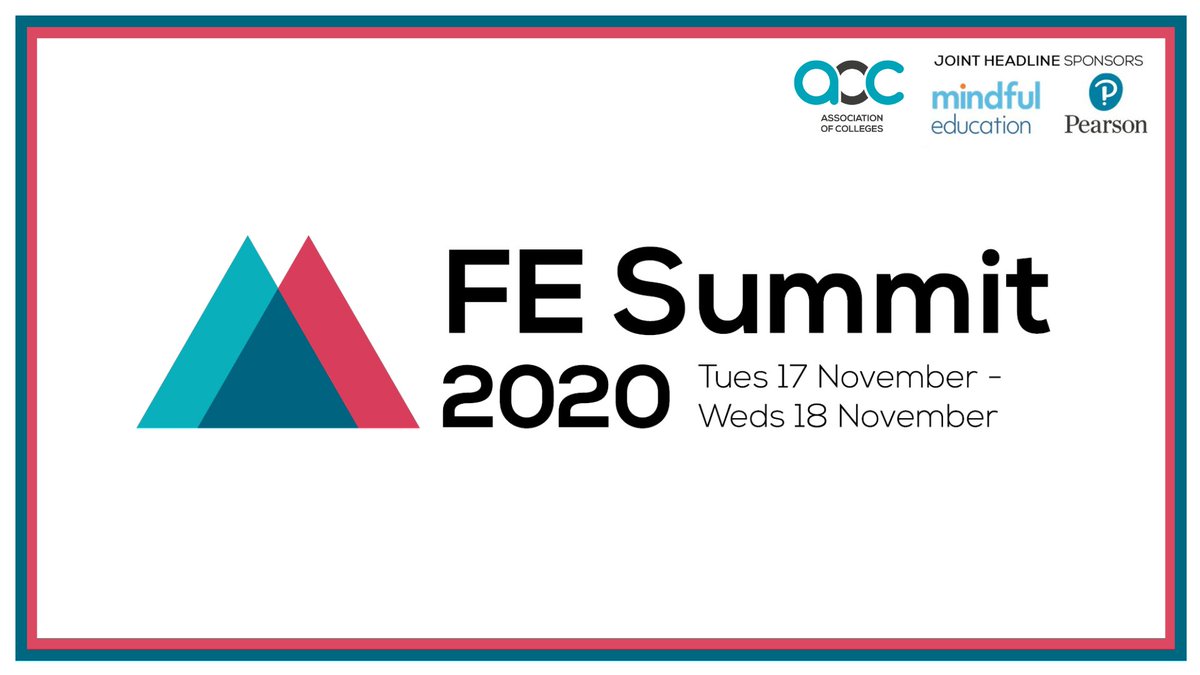 AoC_info's tweet photo. We have come to the end of #FESummit, thank you to everyone for attending. Itβs been a great two days together discussing the key issues facing the sector. Click here to find out more about other upcoming AoC events: https://t.co/53d41DNFBz https://t.co/E5nTfZGdAI