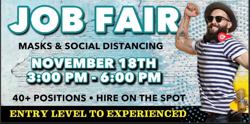 Join us for our job fair TODAY, November 18, from 3-6pm. Masks and social distancing. 40+ positions. Hiring on the spot. Entry level to experienced. customcolor.com/careers #nowhiring #jobfair #lenexa #kansas