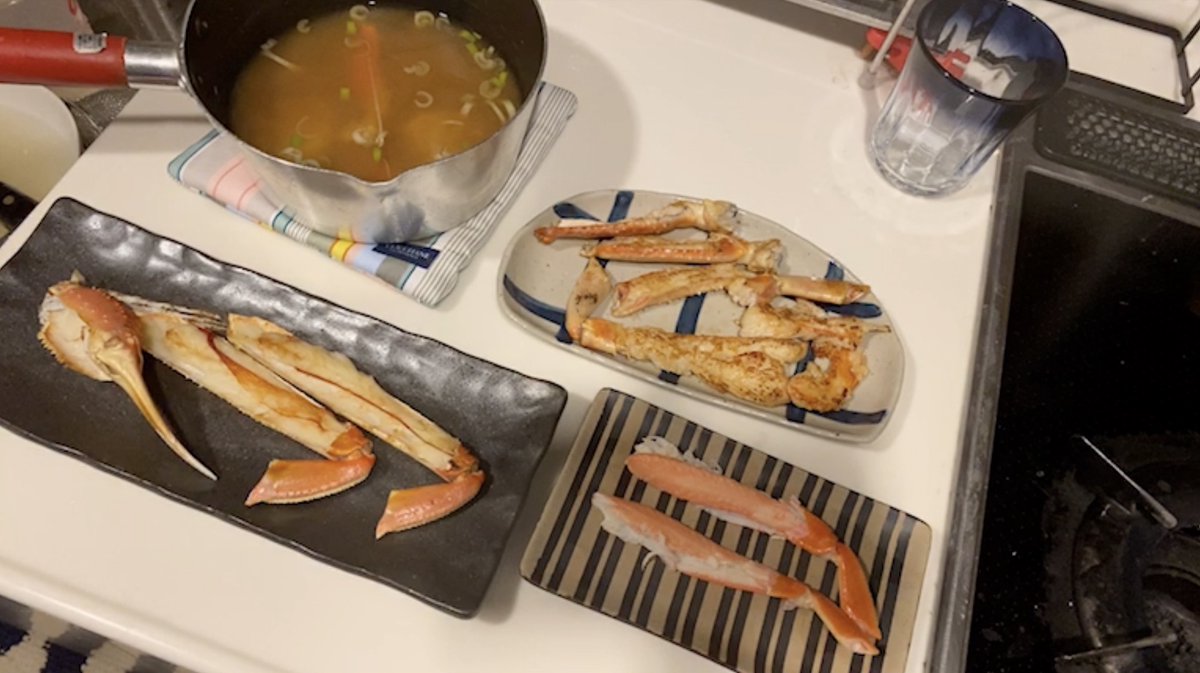 Furious 忍ism きまぐれゆっちょ氏 焼き蟹 蟹の塩茹で 蟹のバター焼き 蟹味噌の甲羅焼き 蟹汁 配信中 T Co Zurbjtnyc0 Furious 忍ism きまぐれゆっちょ氏 焼き蟹 蟹の塩茹で 蟹のバター焼き 蟹味噌の甲羅焼き 蟹汁 配信中 T Co Zurbjtnyc0