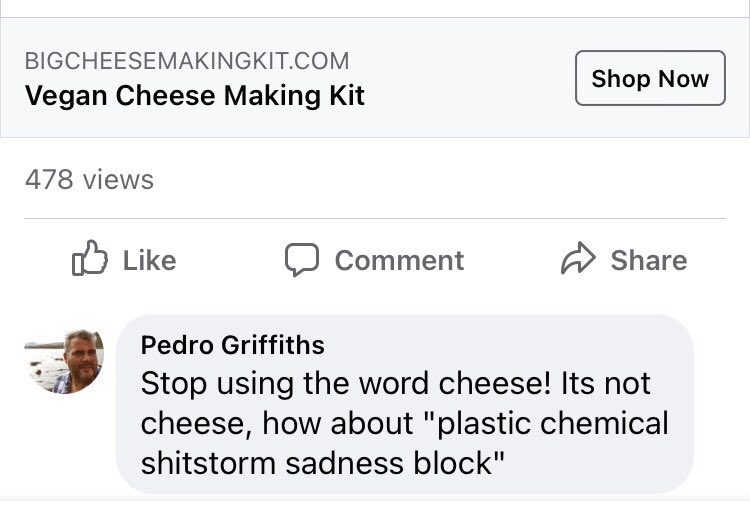 Who thinks we should rebrand our Vegan Cheese Making Kit?!
😀😂🙌🏻