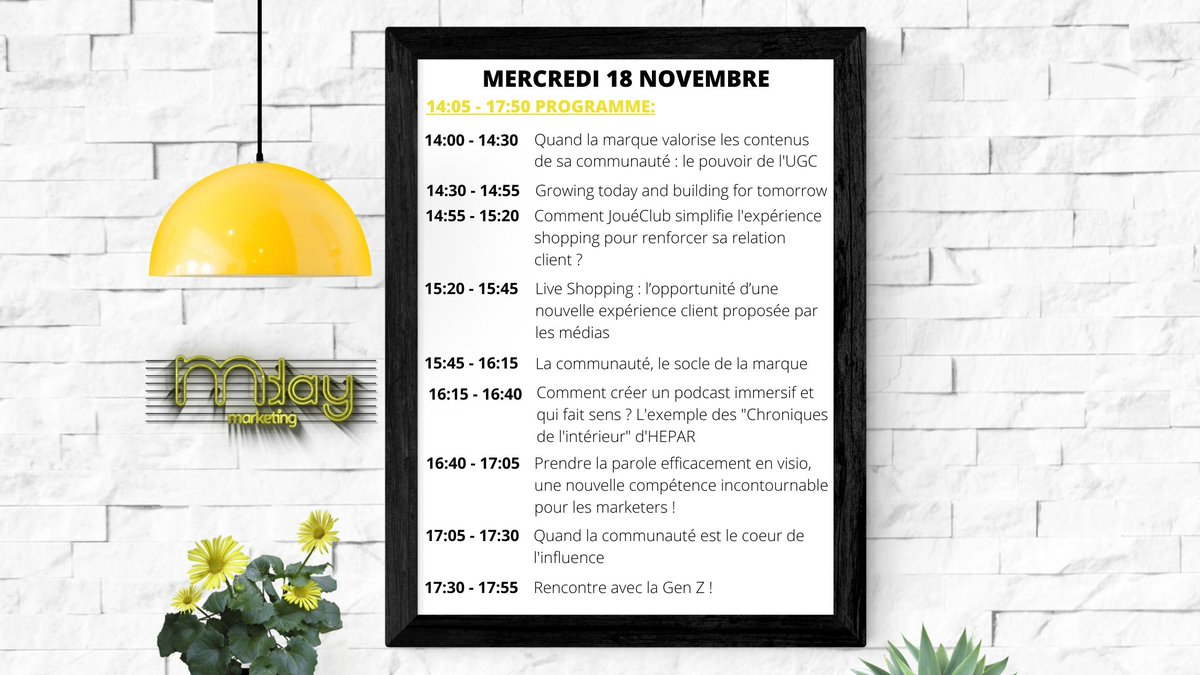 Emarketing_fr's tweet photo. 🚀 #MarketingDay ça continue cet après-midi sur le thème du New Consumer Centricity ! Vous pouvez encore vous inscrire ici : https://t.co/yY7taCzSyp
Retrouvez un programme riche avec des speakers prestigieux.
#conférence #événement #digital #netmediagroup #magazine #emarketing https://t.co/I14bWXBGOV