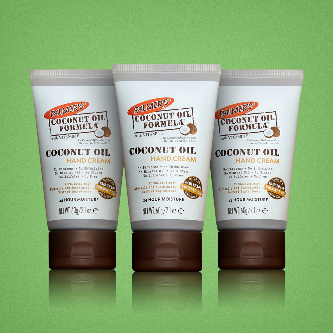 PalmersUK's tweet photo. Our #CoconutOil Formula Hand Cream 😍🥥
It contains ethically and sustainably sourced Coconut Oil and Tahitian Monoï Oil, infused with Tiaré flower petals.
Get yours at @Amazon.
#handcare #palmers #thenatureofyou #coconutoilformula https://t.co/XeUK8TqeSG