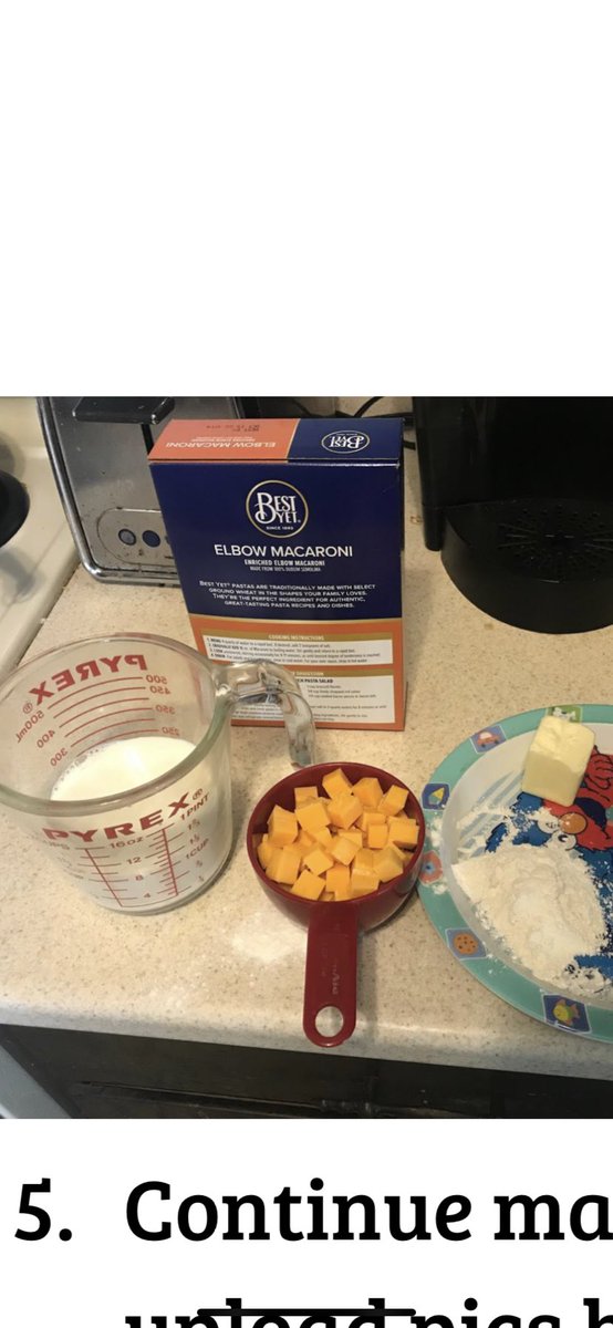 aberryfinn's tweet image. Culinary II students aren’t missing a beat or recipe with virtual learning.  Made a White Sauce for their Mac. &amp;amp; Cheese #LHSCulinary #virtualTeaching #whyledyardschools