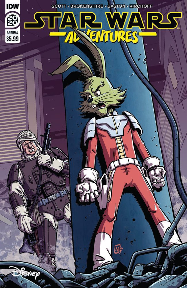 HoloNetNoticias's tweet photo. 📚 [COMICS] Señalado por un crimen que no cometió, #Jaxxon se encuentra en desacuerdo con el Imperio, la Rebelión y su expareja en STAR WARS ADVENTURE ANNUAL 2020 por @cavanscott, @NickBrokenshire y otros @IDWPublishing @starwars #DKPublishing #StarWars https://t.co/J4Rge8p00a