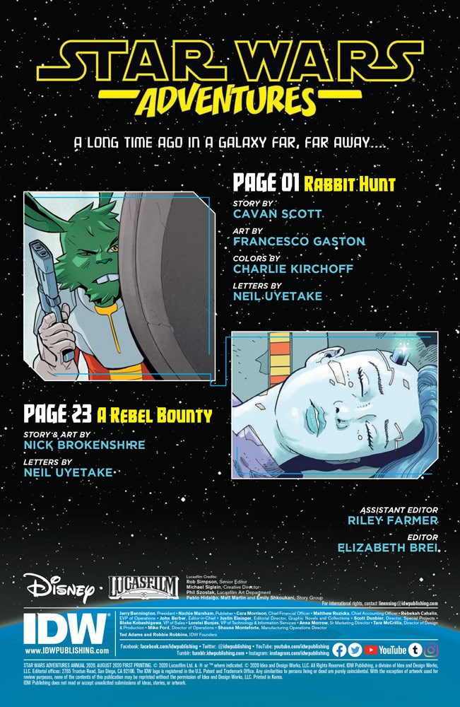 HoloNetNoticias's tweet photo. 📚 [COMICS] Señalado por un crimen que no cometió, #Jaxxon se encuentra en desacuerdo con el Imperio, la Rebelión y su expareja en STAR WARS ADVENTURE ANNUAL 2020 por @cavanscott, @NickBrokenshire y otros @IDWPublishing @starwars #DKPublishing #StarWars https://t.co/J4Rge8p00a