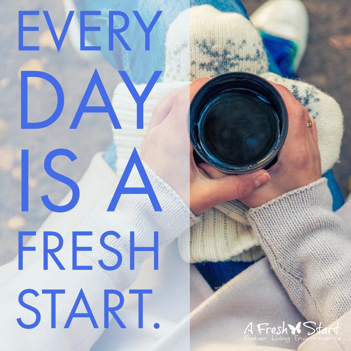 SoberChi's tweet photo. Have a great day. Make it a fresh day. #soberhouse #recovery #addiction https://t.co/PJCYeyquLe