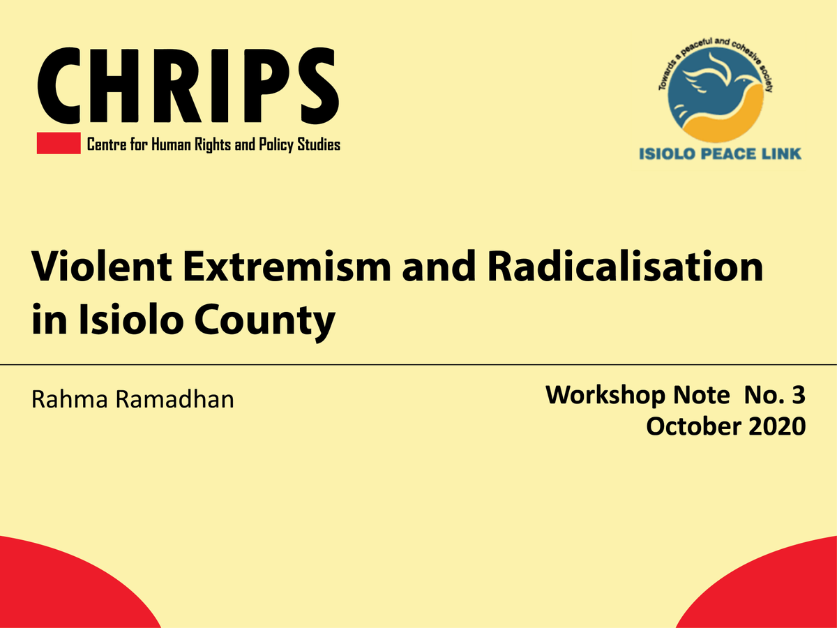 'PCVE efforts need to incorporate policies which address increased vulnerability of youth in the wider North Eastern region to radicalisation and recruitment' @_RahmaRamadhan summarises recommendations from the joint PCVE workshop with @isiolopeacelink bit.ly/IsioloNote