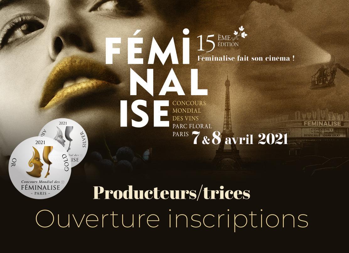 Producteurs/trices, l'inscription au Concours mondial des Feminalise, est ouverte! 
Inscrivez vos vins en ligne dès maintenant &gt; feminalise.com/producteurs/pr…

#vins #concours #spiritueux #sakes
