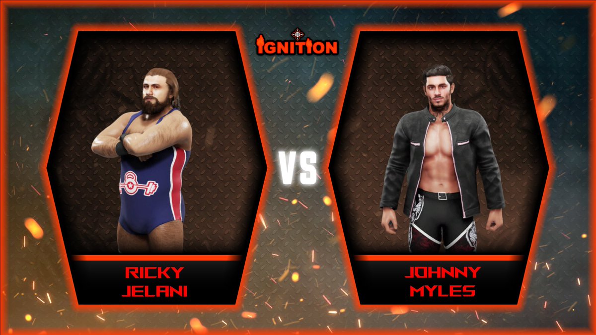 A sneak peek of tonights Ignition card! Take a look at four of the seven matches showcased tonight! With the Television Championship on the line in the Main Event!

For the full breakdown and card, check out our discord! #UIW