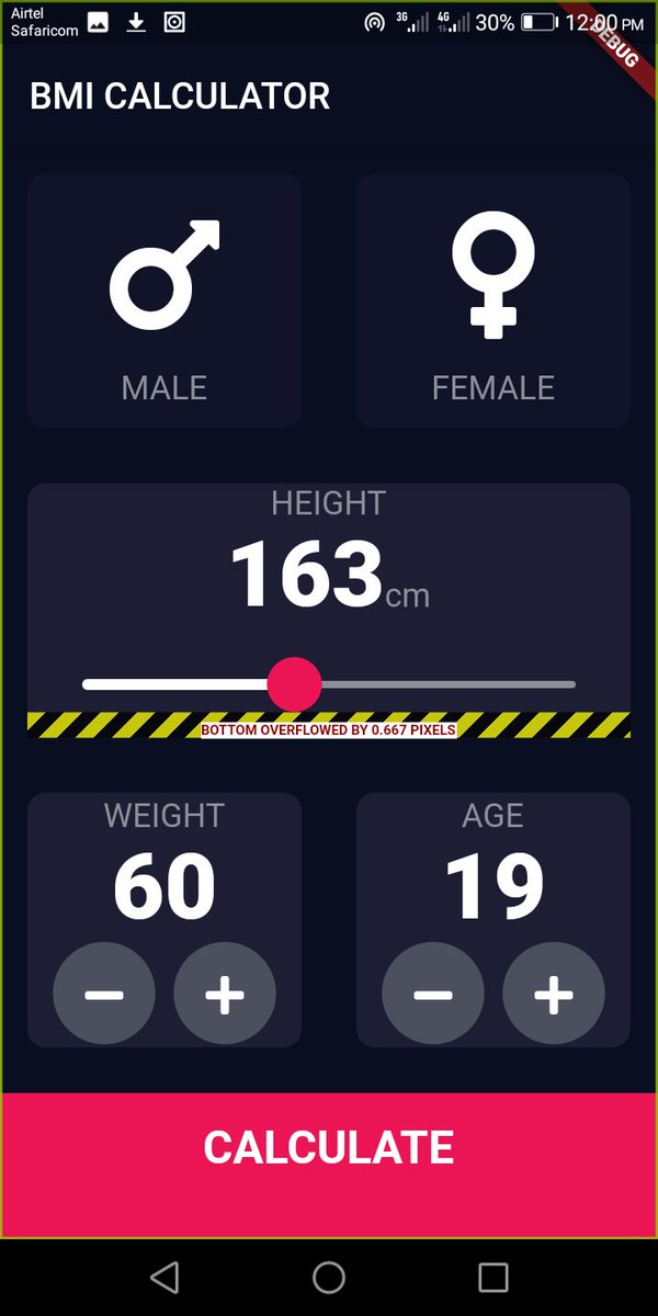 gatwirival's tweet photo. Day 21 of #100DaysOfCode
Watched @yu_angela course on BMI calculator and created one too
#webdev #womenintech
Am in this with
@AlphonseBrando2 @Wil_AK @kanyind97381384 @NekundiEunike @OlayodeEnoch and @RandyKwalar  #TeamSSA https://t.co/KiE12GFCgg