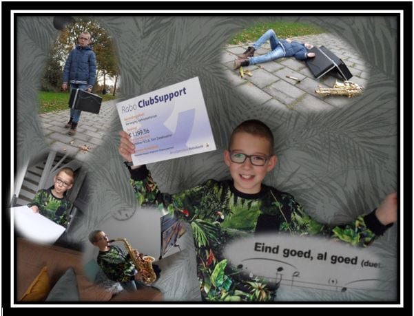 Stemmers bedankt!
De cheque kwam precies op tijd. Dankzij het mooie bedrag van €1199,56 dat we mede door u hebben opgehaald konden we de kapotte saxofoon van Wesley vervangen. Hartelijk dank stemmers en Rabobank! 😁
#ACTIERCS-MSS #RaboClubSupport