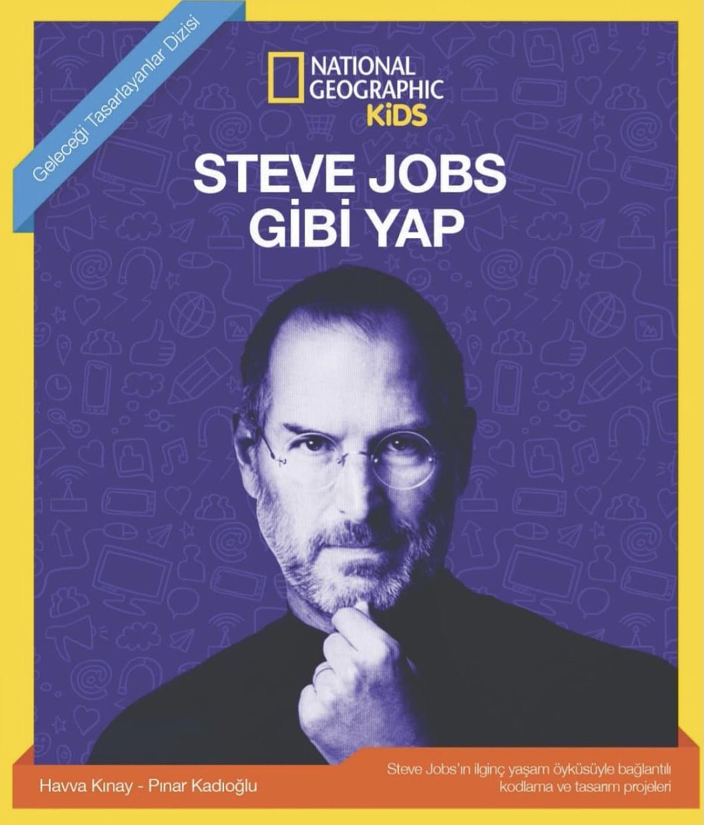 pnarkadolu's tweet photo. Serinin ilk bebeği. Keyifle, heyecanla bir liderin hikayesini anlattık çocuklara ve “sen de yapabilirsin” diye fısıldadık kulaklarına. Ne demişti Steve Jobs “Dünyayı değiştirebileceklerini düşünecek kadar çılgın olan insanlar, bunu yapanlardır” #natgeokids #stevejobs https://t.co/eActYjNQg3