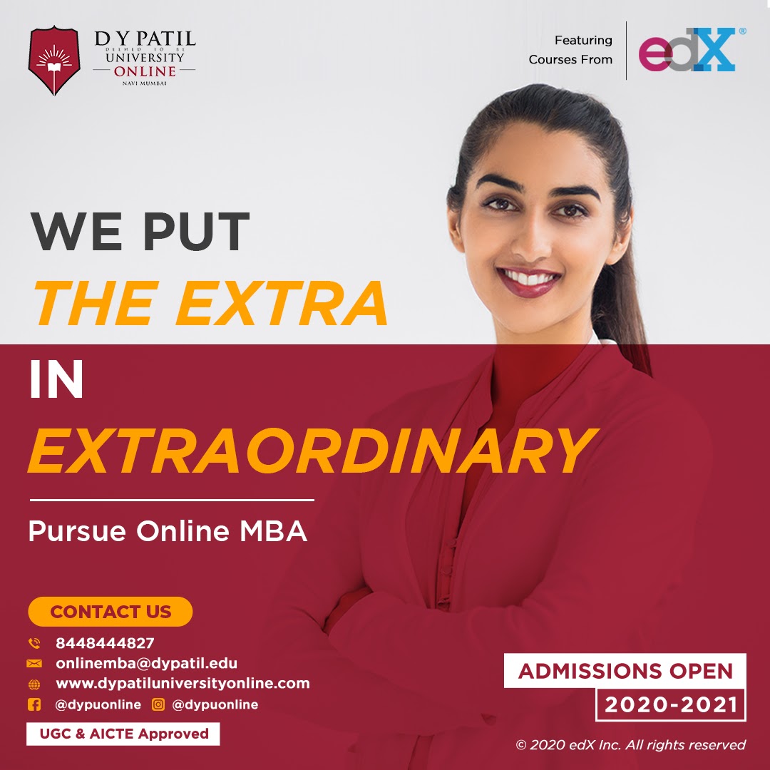 DYPUODL's tweet photo. A survey conducted by the Graduate Management Admission Council (GMAC) found that nearly 77% of US companies planned to hire MBA graduates. And that the Asia Pacific region has a rising demand for specialized business master’s graduates. Enroll Today.
Admissions Open for 2020/21 https://t.co/PZaMMnLLd5