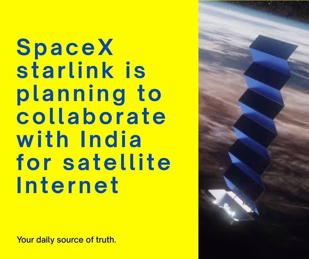 SpaceX starlink is planning to collaborate with India for satellite Internet
.
.
#spacex #spacexlaunch #spacexstarlink #starlink #indianinternet #internet #satelliteinternet #nasainternet #isro #Indiangovernment #internetspaceships #spacexindia #spacex_s… instagr.am/p/CHua8ijD3ft/