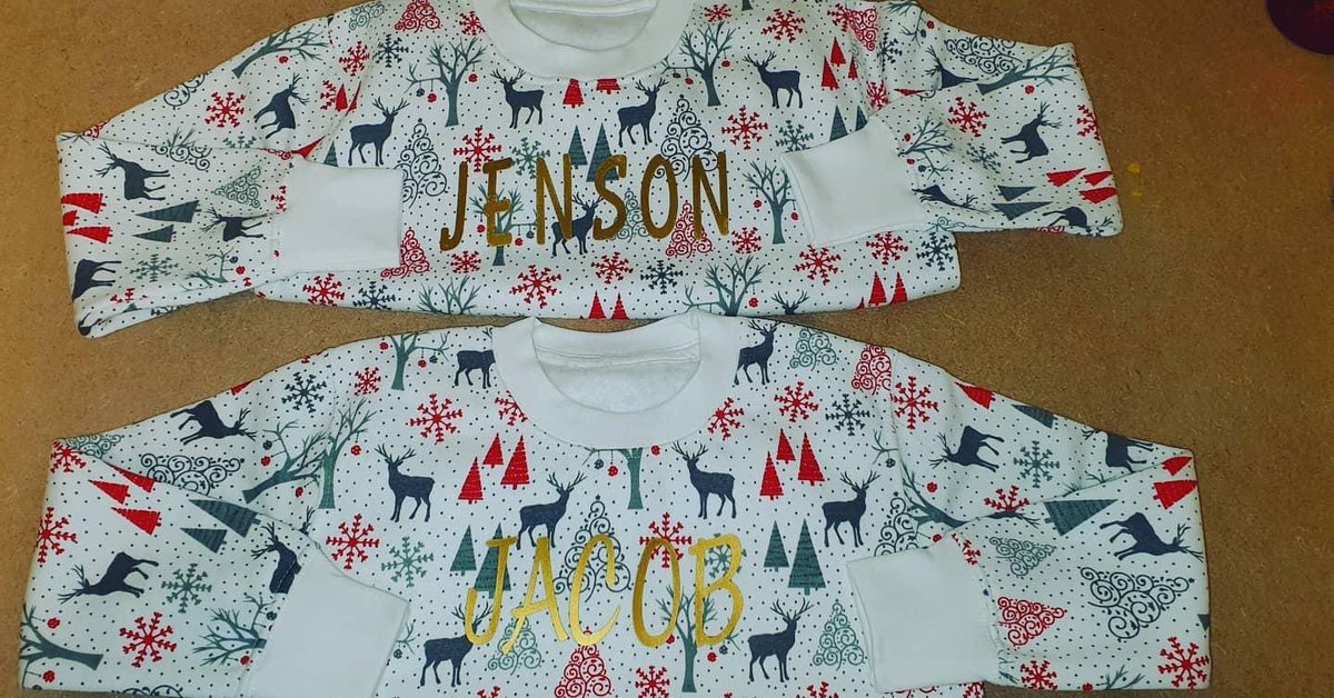 CornmillCentre's tweet photo. Get ready for Christmas Jumper Day with Baby Js Boutique personalised Christmas Jumpers 👇🎄✨
#shoplocal #ShopSmallBusiness #lovedarlo #shopcornmill #ChristmasJumperDay #darlington #2lockdown #personalised https://t.co/vHdASlyaJC