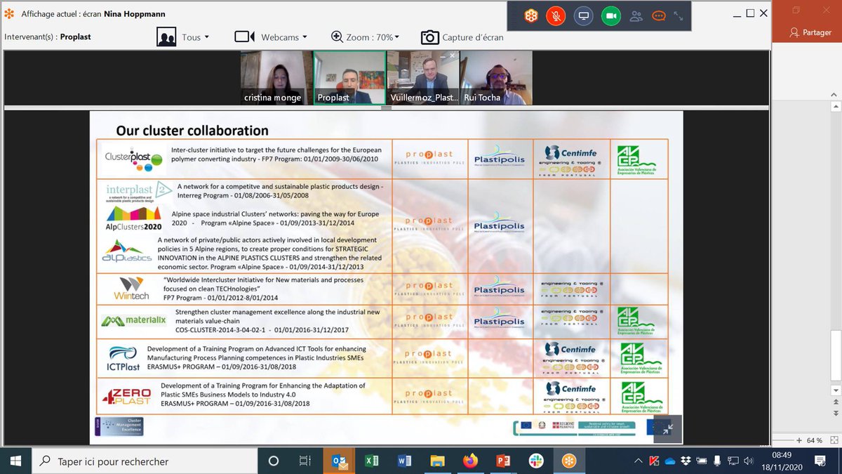 Pole_Polymeris's tweet image. @AlliedClusters session on European #tooling &amp;amp; #plastics value chain with the clusters #Poolnet @AvepAsociacion @CProplast and @Plastipolis : clustercollaboration.eu/coronavirus