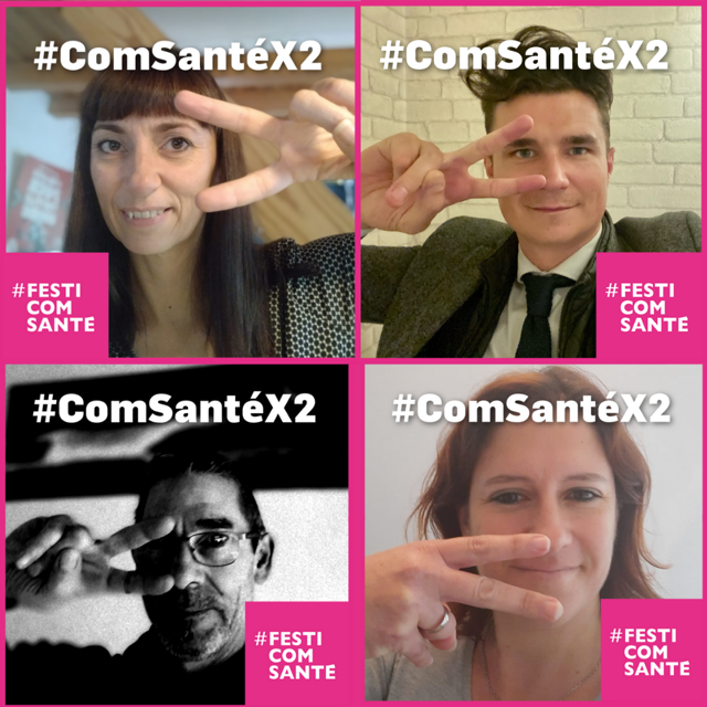 NoelDominique's tweet photo. Ils sont #ComSanteX2 ! Et vous ? Merci à l'équipe d'@Urgences_chrono > Céline Jardy - Marjorie Soulier @VoixOffTeam - André Marvie &amp; Julien Levavasseur @prolevavasseur @managersante !
N'hésitez pas à ns envoyer votre photo #festicomsante à cet email : contact@festicomsante.com ! https://t.co/P1gHPgyTCF