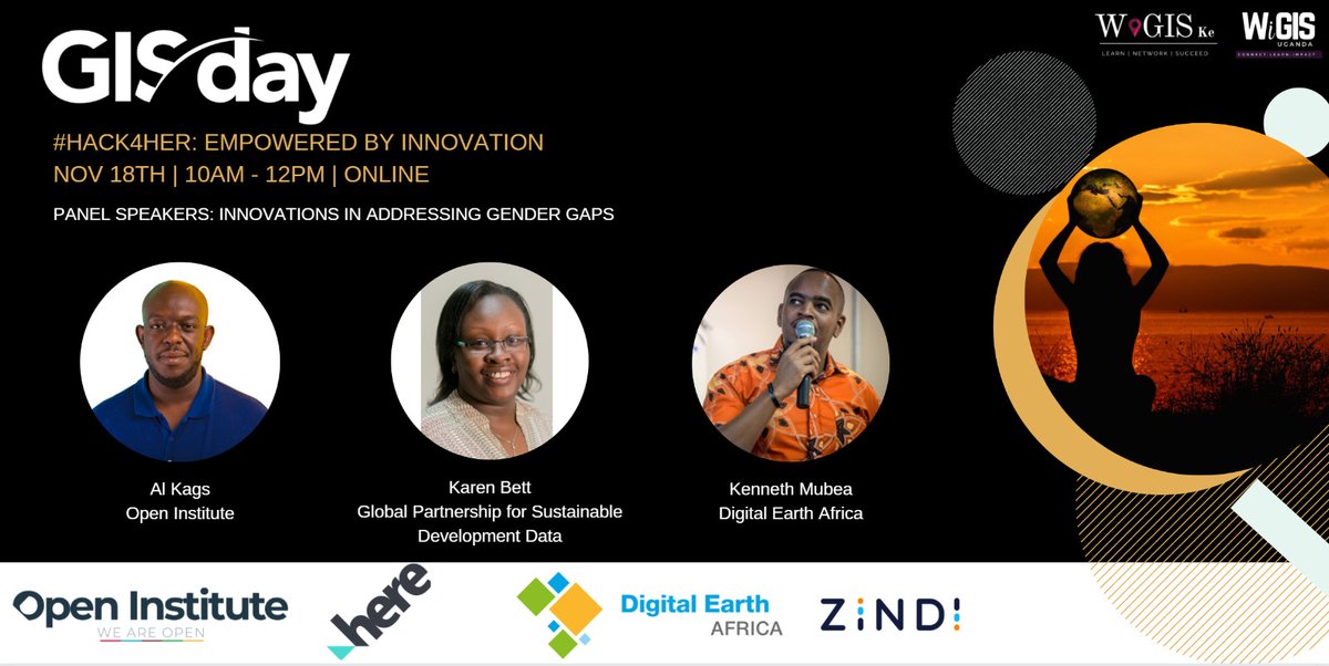WiGISKe's tweet photo. How much progress are we making in advancing SDG 5?
Who do we need to involve and how?

Identifying gaps and opportunities on this panel.

#Hack4Her #GISDay https://t.co/r8q8ZoY8tC