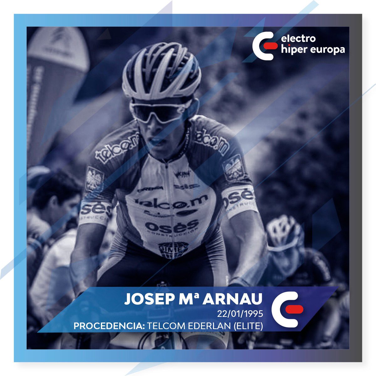 CCTarongers's tweet photo. Primeras Incorporaciones 
Electro Hiper Europa (Elite/Sub23)
 
Ha llegado el momento de anunciar las primeras incorporaciones del equipo para la temporada 2021 en nuestro equipo Elite y Sub23.

- Miguel Briz
- Joan Nicolau 
- Josep Mª Arnau https://t.co/bOS37ohLQ4