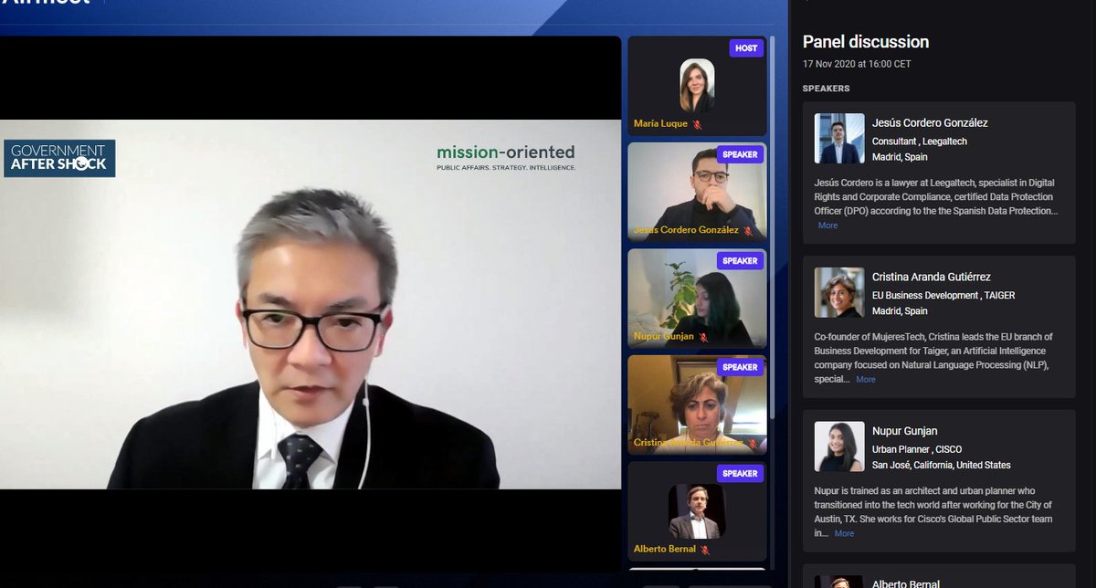 AfterSmart's tweet image. #AfterSmart happened yesterday and it was a blast:

1⃣ First Global Panel on the concept of "Smart Nations".
2⃣ @UNHABITAT, @OPSIgov, AI companies and young public policy / urban tech actors involved.
3⃣ Hot takeaways here: smartnations.live/takeaways/
4⃣ Rec video coming soon!