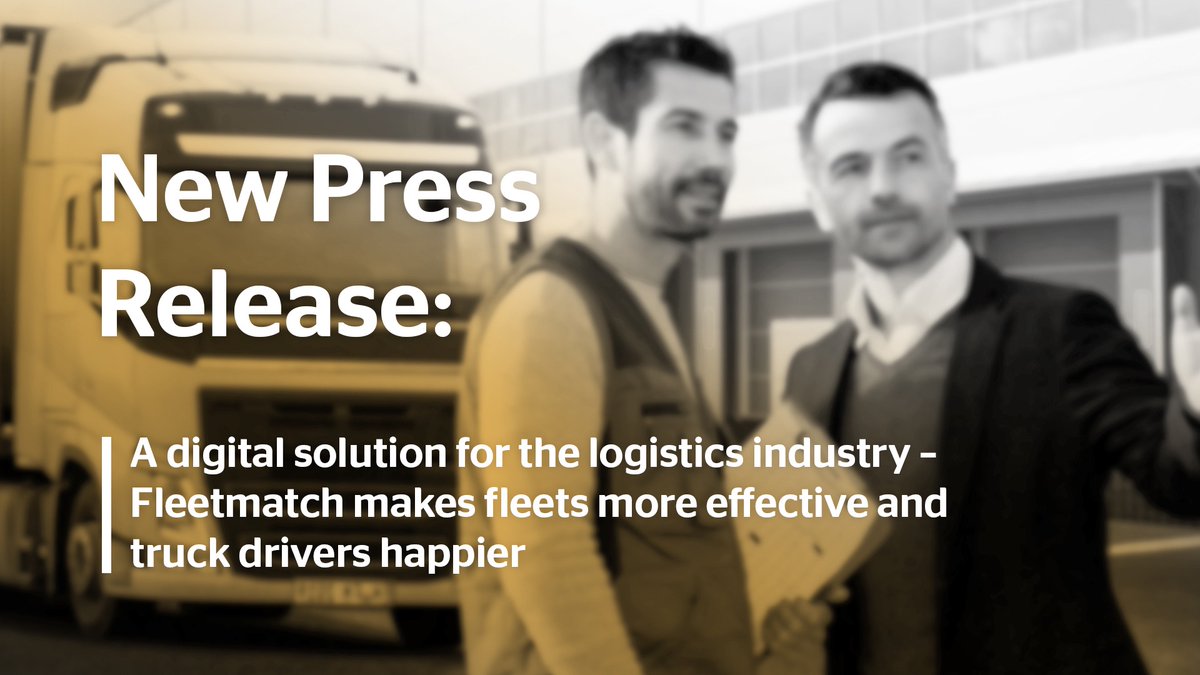 Our #digital solution for the #logistics industry: #Fleetmatch. It makes fleets more effective and truck drivers happier! 🚚😎 This is how #WeMoveTheWorld 👉🏼bit.ly/CI_fleetmatch
