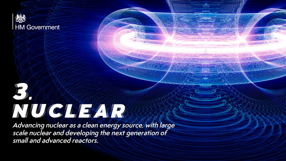 3. Advancing nuclear as a clean energy source, with large scale nuclear and developing the next generation of small and advanced reactors.