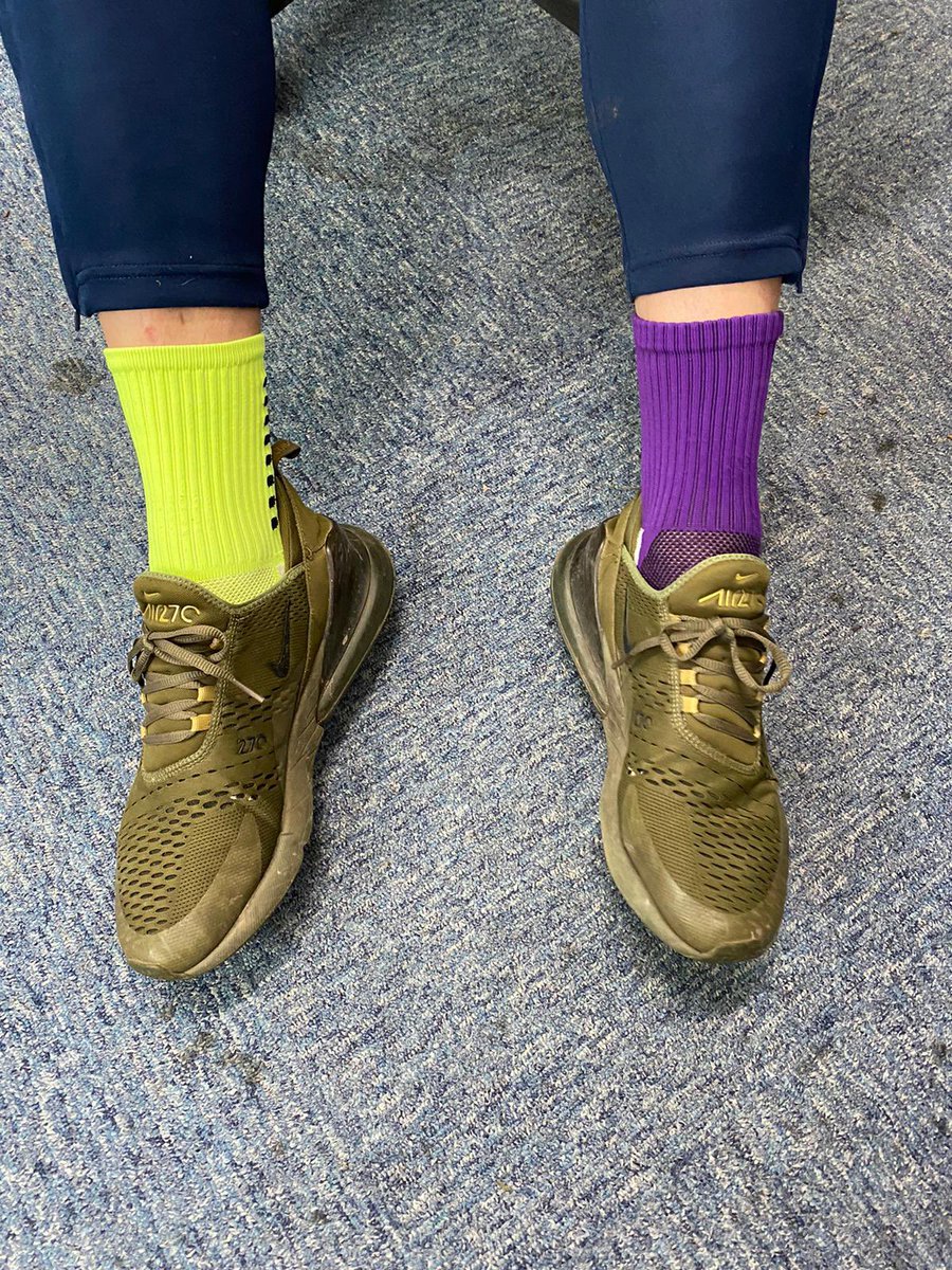 Tranby_school's tweet photo. Our fabulous PE Department sporting their #oddsocks. @Sport_HCS
#antibullyingweek #oddsocksweek #raisingawareness #hcstogether https://t.co/xmMoOOIeBz