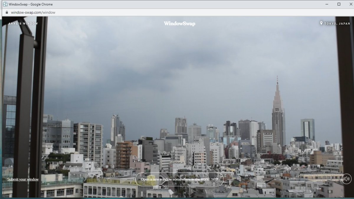 CTO_Cadabra's tweet image. Have you ever wondered what people see in their windows around the globe? Now you can enjoy the window views in any country by yourself, thanks to his awesome project - window-swap.com. Have fun!