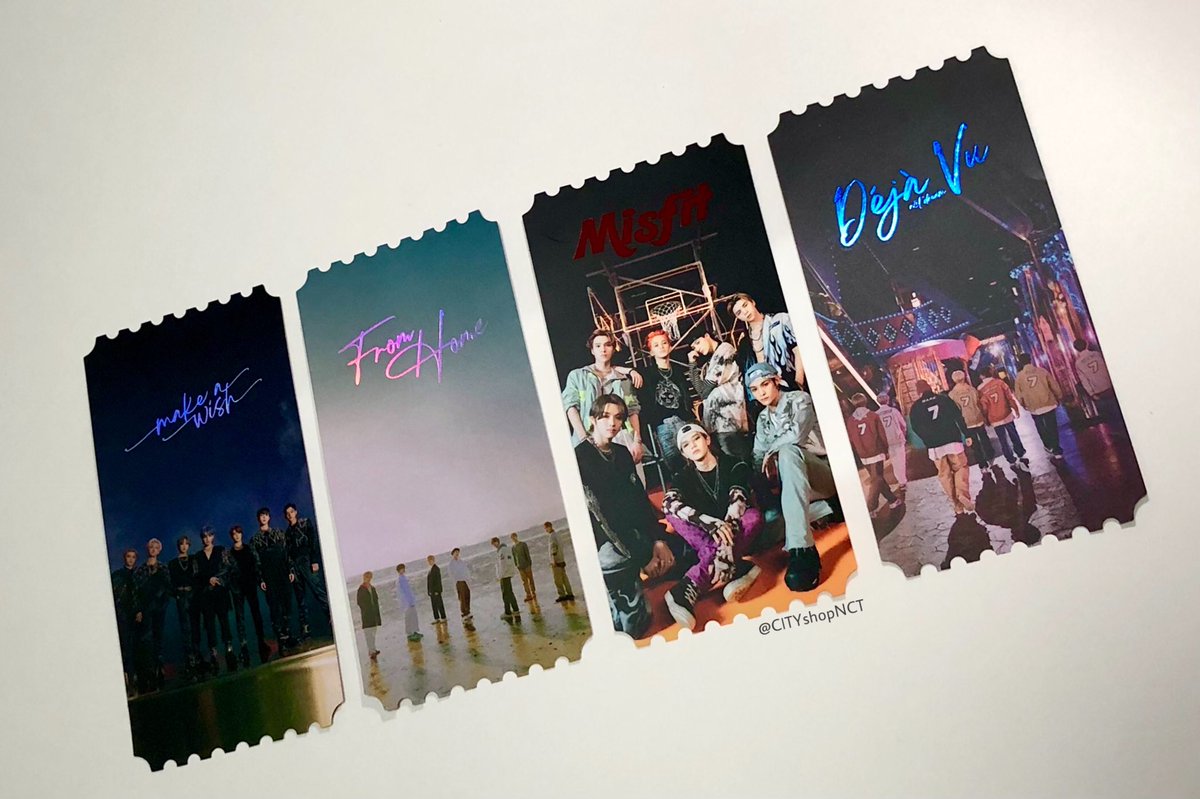 CITYshopNCT's tweet photo. 🎟 NCT2020 오리지널티켓 선착순 재고판매

• 재고 현��
↳데자뷰(10) / 메이크어위시 (4) / 프롬홈 (3)

• 장당 3000원 (준등기비 +1500원)

배송은 다음주 월요일 예정입니다
구매 원하시는 분들 디엠 주세요! https://t.co/nxuDlzVUqj