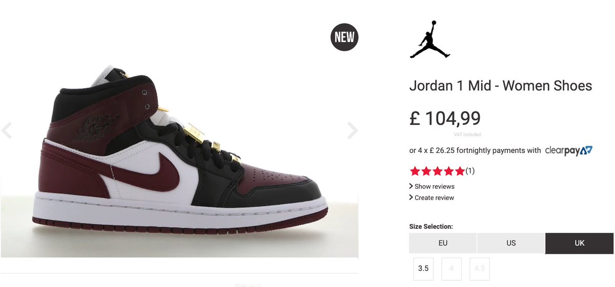 jordan 1 mid gold pendant foot locker