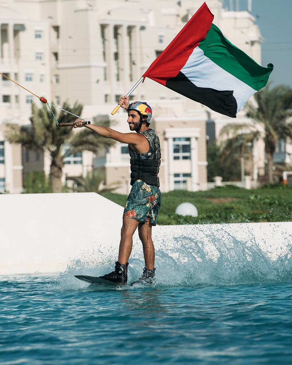 omeir_saeed's tweet photo. Breaking a Guinness World Records title has always been a dream of mine and to be able to break not one but two records is a great honor. 

I am happy to break the world records of the farthest wakeboard ramp jump (male) &amp; most wakeboard rail airs (supermans) in 30 seconds @GWR https://t.co/nDfWvDOmcU
