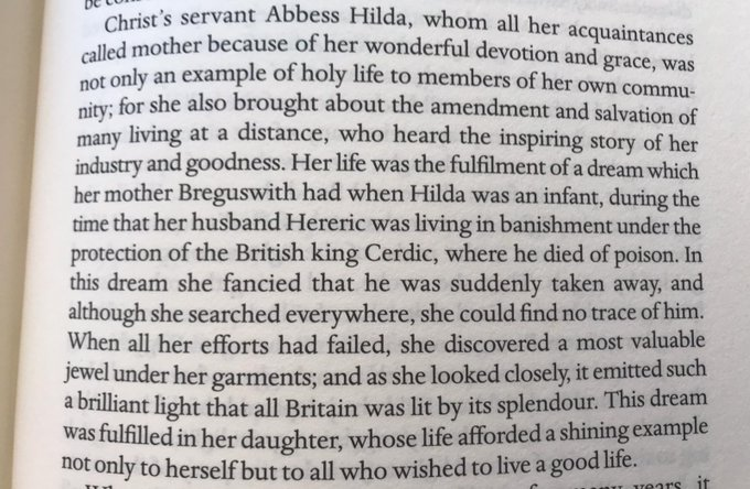 sthildcollege's tweet photo. Join with us in prayer today as we commemorate our namesake, St Hild, 'whose life afforded a shining example not only to herself but to all who wished to live a good life'. According to Bede's Ecclesiastical History #StHild
We are praying together at 8am and Noon. https://t.co/9adYy09cMx