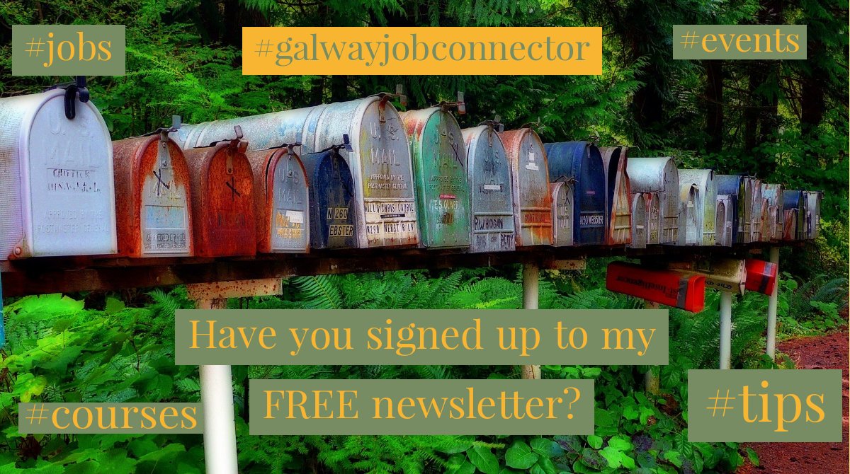 Galwayjobconnec's tweet photo. This Sunday I'll be covering courses you can take to get & improve Digital Marketing skills ( free and paid) Sign up is here !
https://t.co/s6oAFcesrq
@wildatlanticway
@GRETBOfficial
@galwayruraldev
@WesternDevCo
Thx 4 retweets!
#galwayjobconnector #happyjobhunting #newsletter https://t.co/OdHSzovmVp