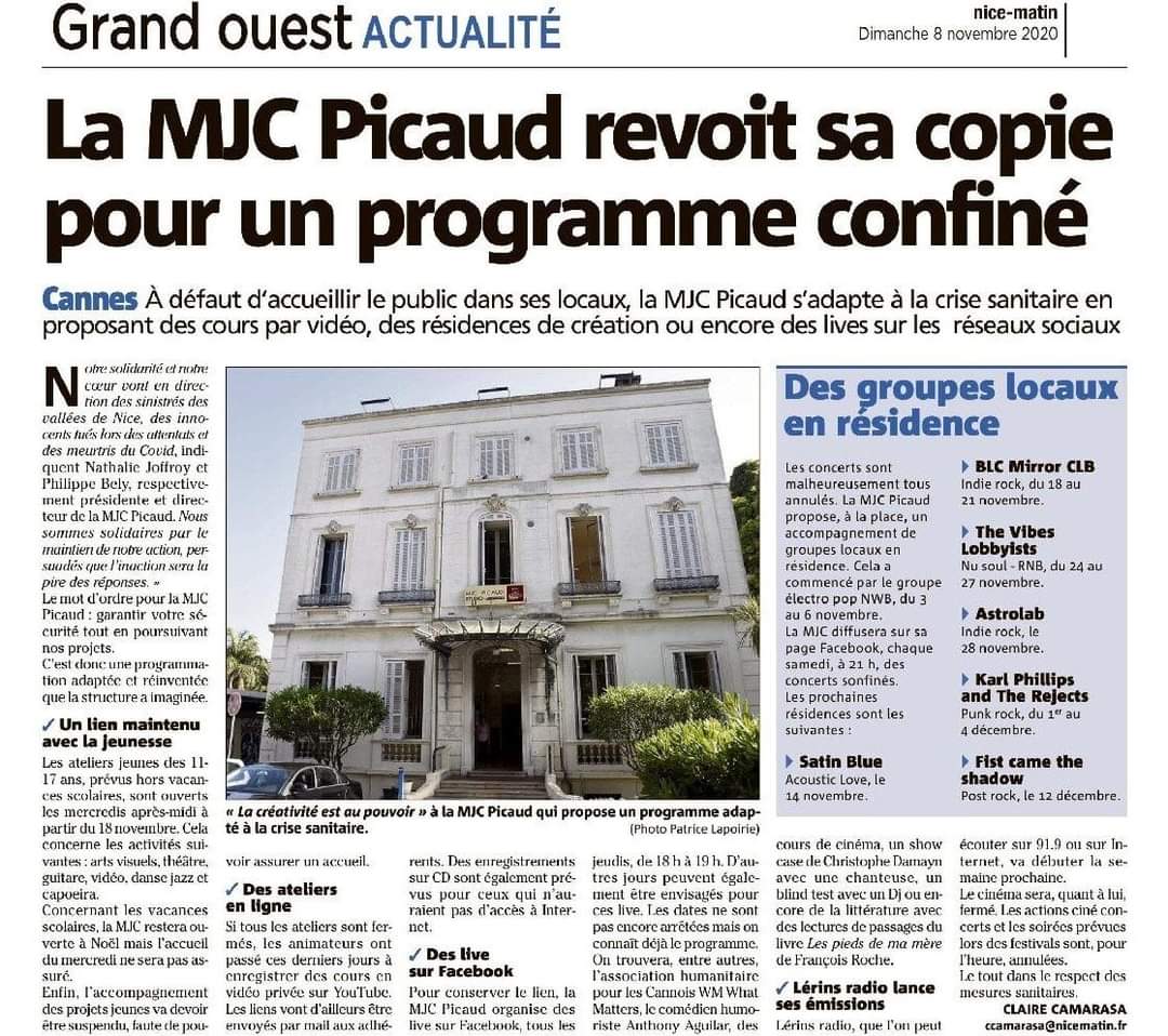 He oui, malgré le confinement, on sait rester actif à Picaud !😉