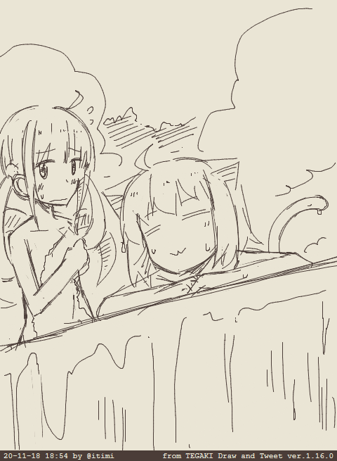 オンセン #tegaki_dt 
