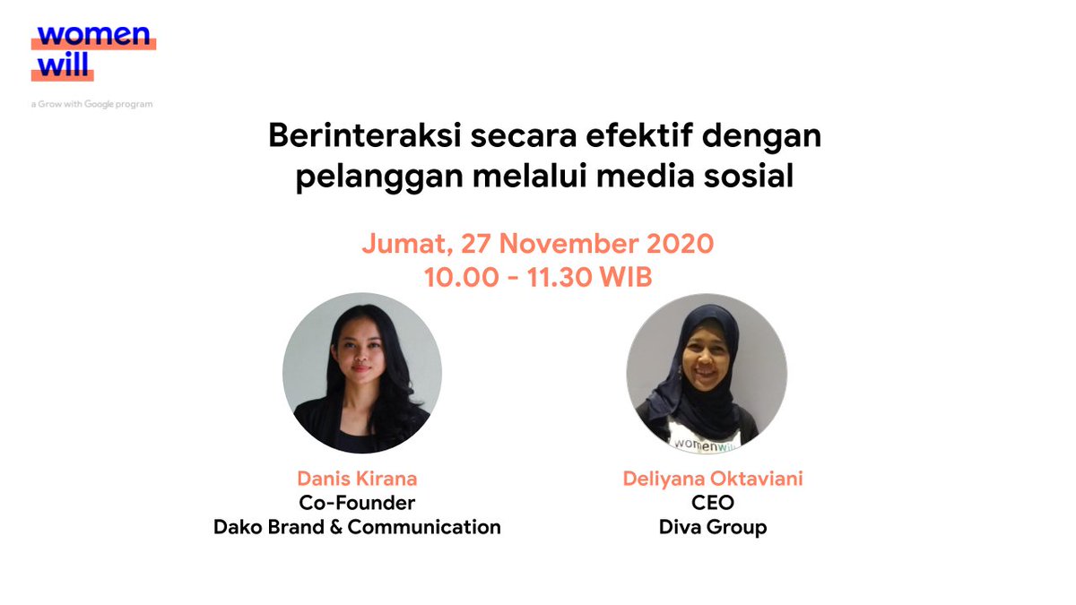googleindonesia's tweet photo. 📢 Yuk, ikuti kelas pelatihan online GRATIS dari Google!
Cek posternya untuk detail jadwal kelas, topik, dan pembicara.

Registrasi dibuka hingga H-1 acara, 15.00 WIB. Daftar sekarang di ⬇️
https://t.co/0Du8eYVgkm

Link livestream akan dikirimkan via email setelah pendaftaran. https://t.co/pgMTnAEUK9