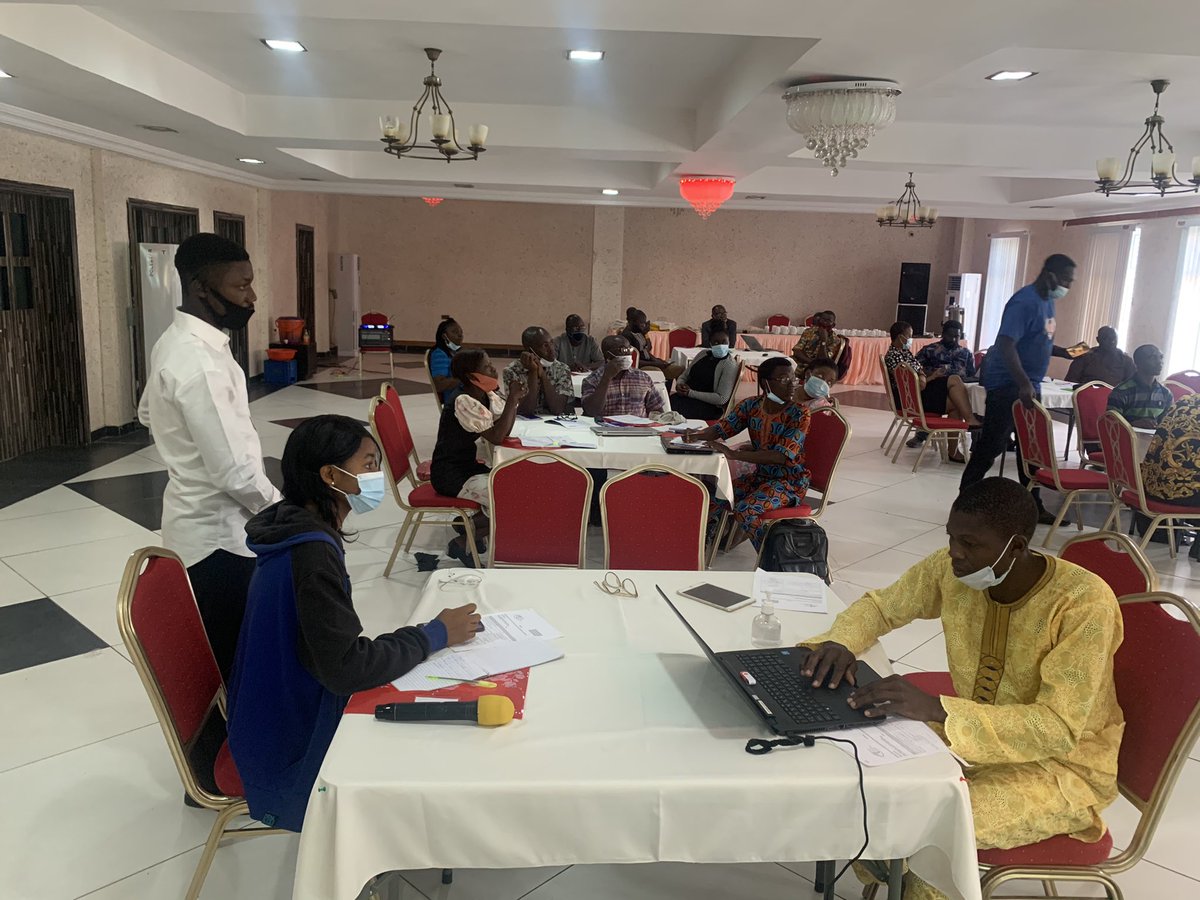 PPDC_ng's tweet photo. We are Day 2 ready!!! And today, we are presenting our findings from monitoring projects in Ekiti State to the stakeholders and government 

This is to ensure that we achieve improved service delivery in the state 
#openekiti 
#opencontracting https://t.co/1Q1bKPuVg2