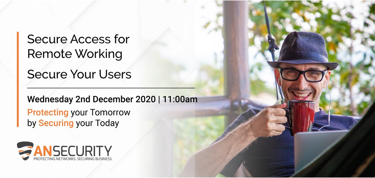 ANSecurity_UK's tweet photo. Many companies are scaling down their office and allowing employees to work remotely. How are you approaching this new working dynamic from a security point of view?

Registration: https://t.co/SGdiZmvHi5

#emailsecurity #securityawareness #endpointsecurity #cybersecurity https://t.co/lHYIQ6KGRL